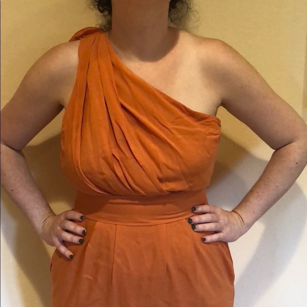 BCBG One-Shoulder Dress